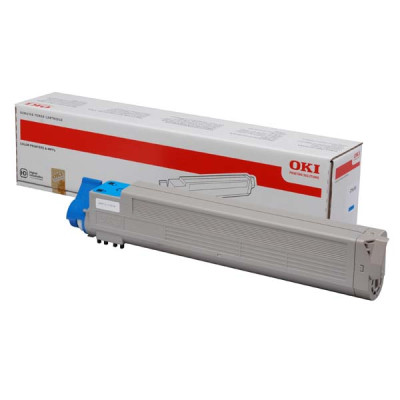 Oki C9655 (43837131), originální toner, azurový, 22000 stran