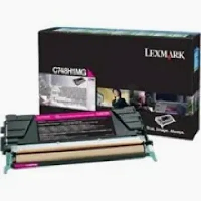 Lexmark C748H2MG (C748H3MG), originální toner, purpurový, 10000 stran