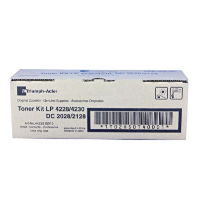 Triumph Adler TK-4228 (4422810015, 4422810010), originální toner, černý, 7200 stran