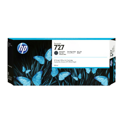 HP C1Q12A (727), originální inkoust, matně černý, 300 ml