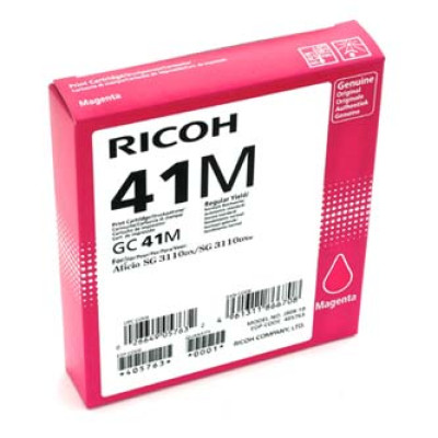 Ricoh GC-41HM (405763), originální gelová náplň, purpurová, 2200 stran