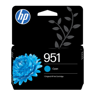 HP CN050AE (951), originální inkoust, azurový, 700 stran (8,5 ml)