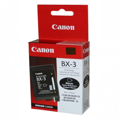 Canon BX-3Bk (0884A002), originální inkoust, černý, 700 stran (29 ml)