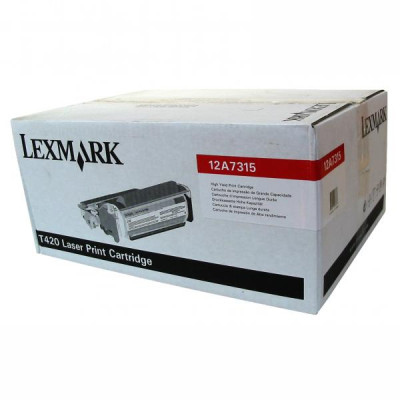 Lexmark 12A7315, originální toner, černý, 10000 stran
