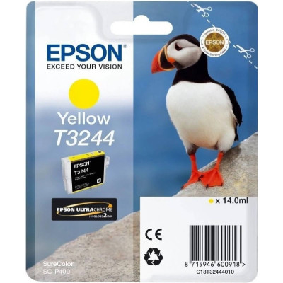 Epson T3244 (C13T32444010), originální inkoust, žlutý, 14 ml