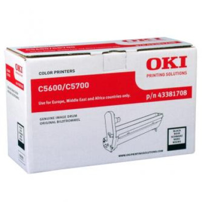 Oki C5600 (43381708), originální válec, černý, 20000 stran