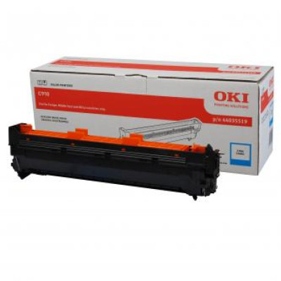 Oki C910 (44035519), originální válec, azurový, 20000 stran